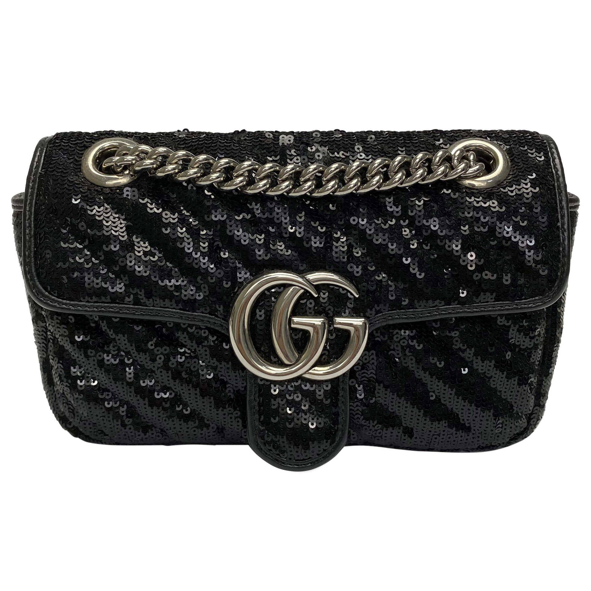 Bolsa Gucci GG Marmont Paetês