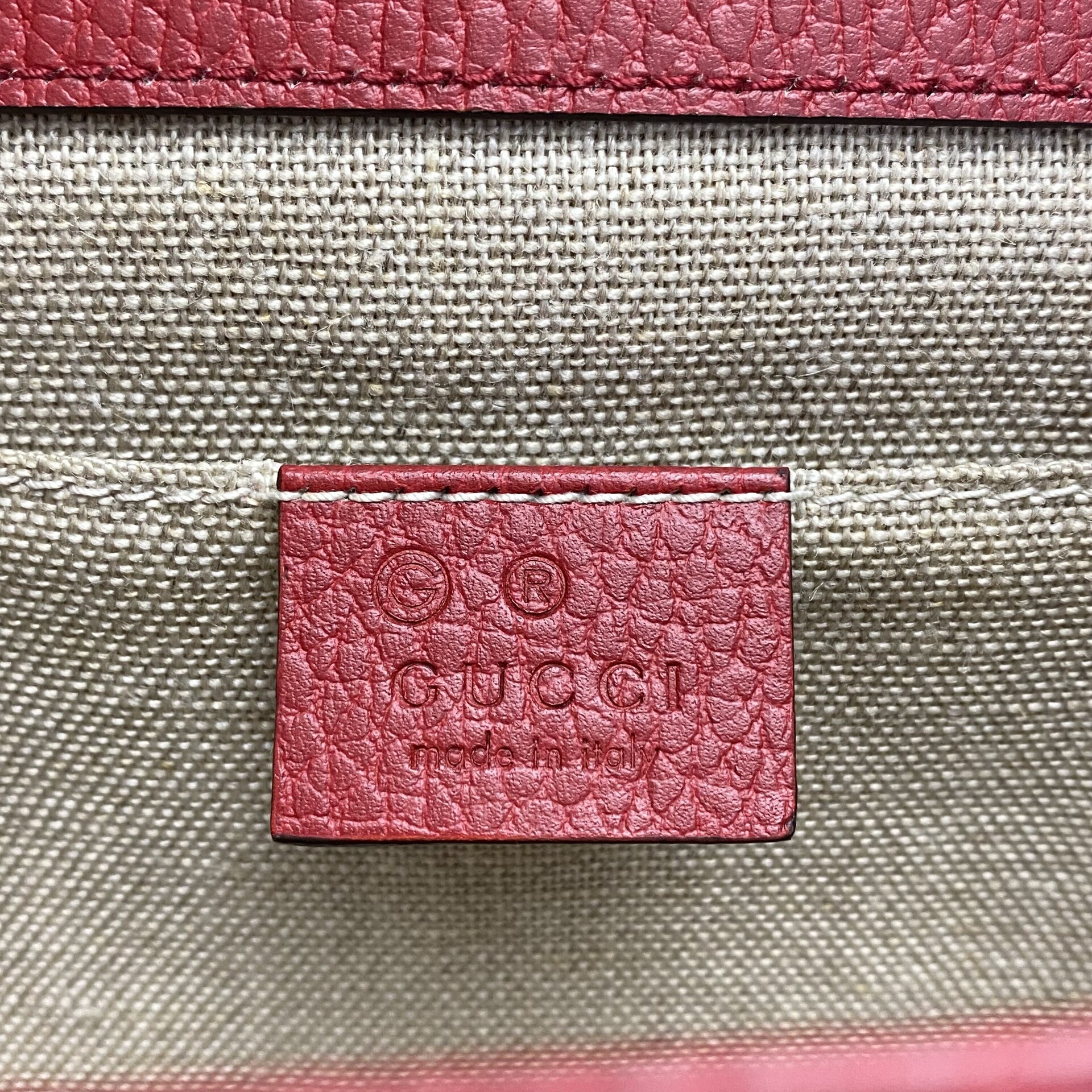 Bolsa Gucci Interlocking G Vermelha
