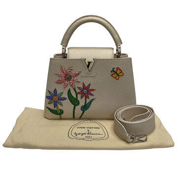 Bolsa Louis Vuitton X Yayoi Kusama Capucines BB