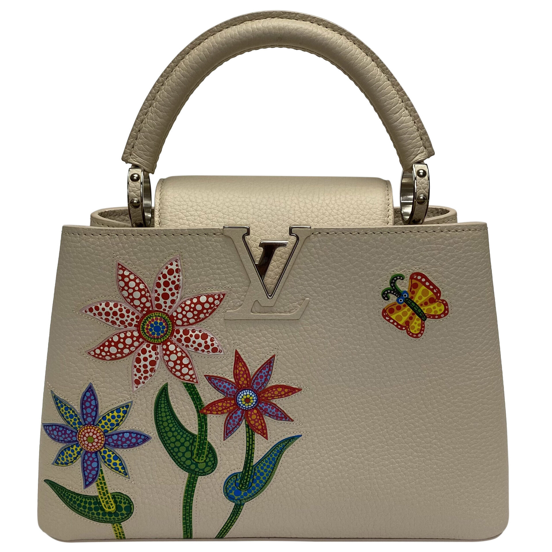 Bolsa Louis Vuitton X Yayoi Kusama Capucines BB