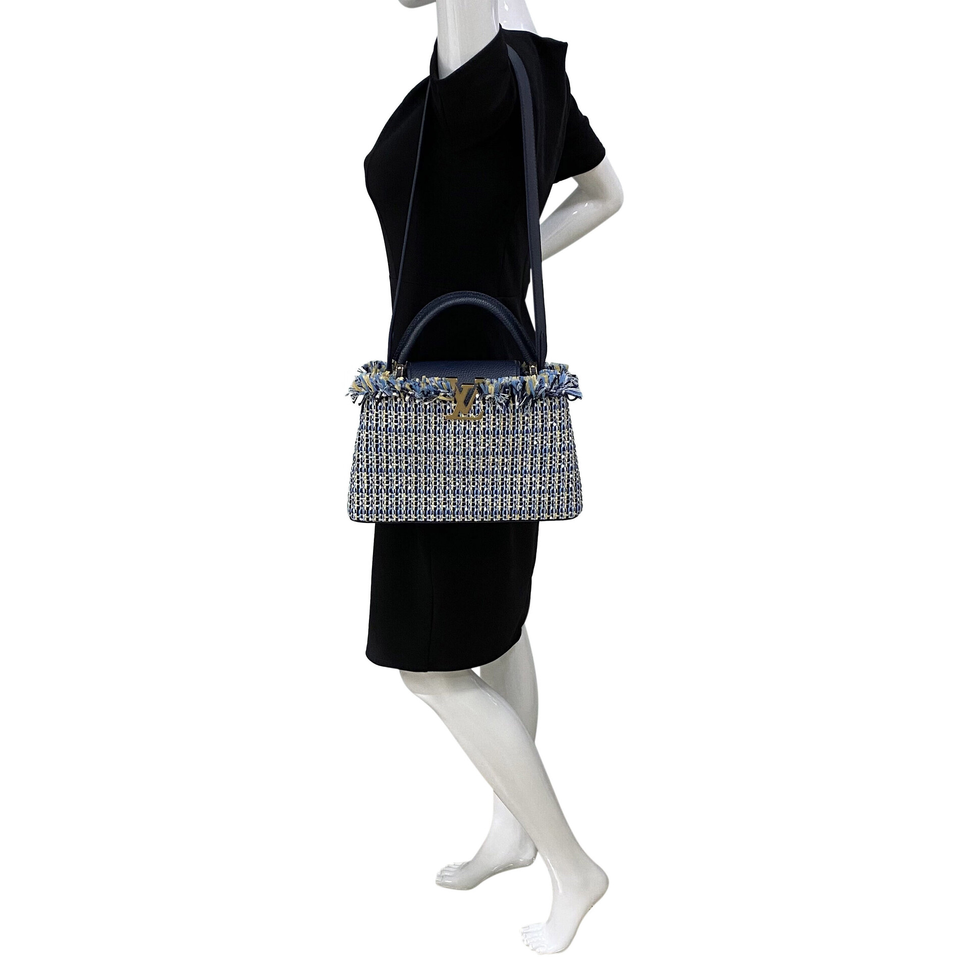 Bolsa Louis Vuitton Capucines MM Tweed