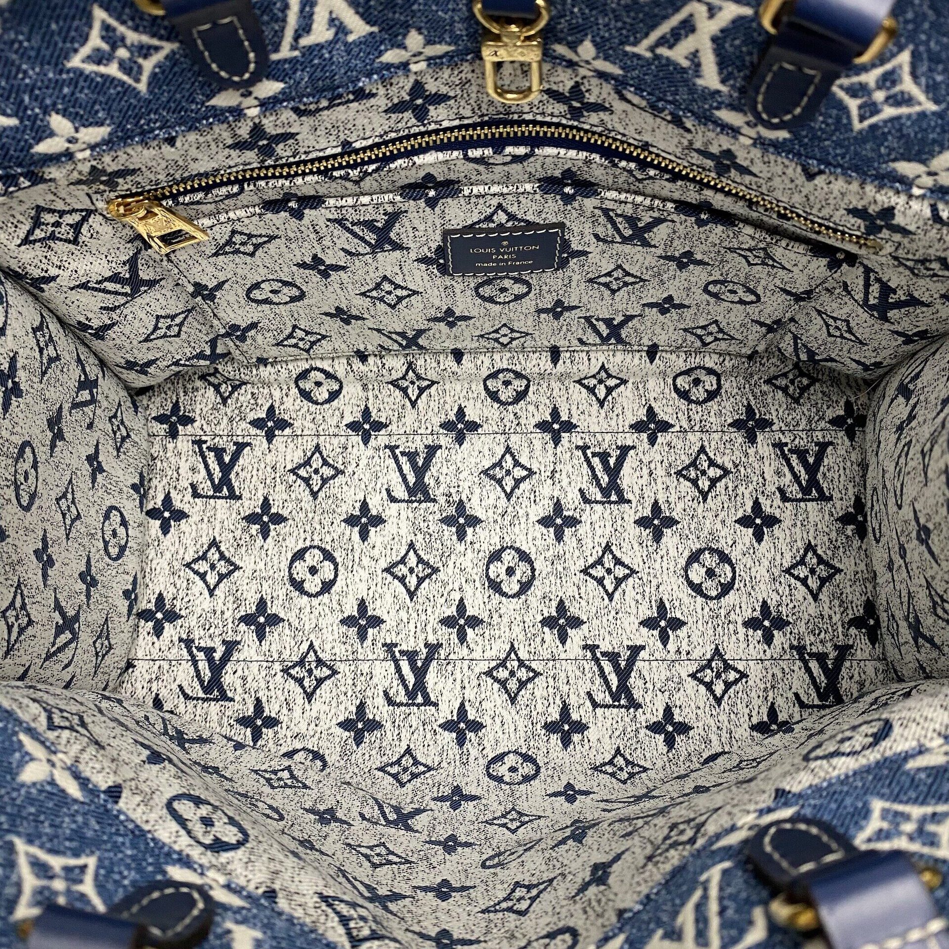 Bolsa Louis Vuitton OnThego MM Denim
