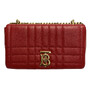 Bolsa Burberry Lola Couro Vermelho