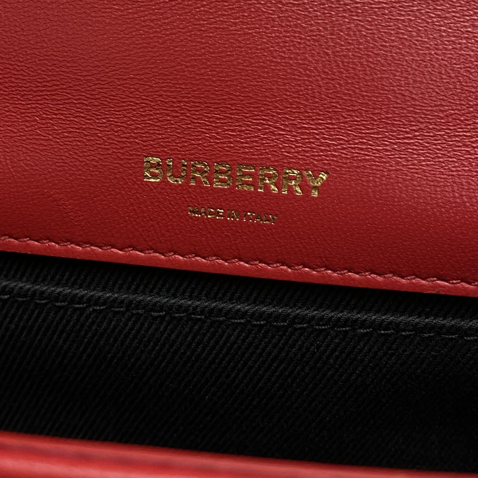 Bolsa Burberry Lola Couro Vermelho