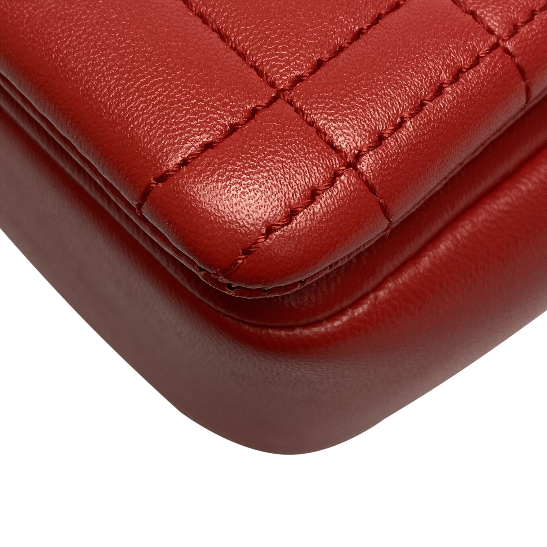 Bolsa Burberry Lola Couro Vermelho