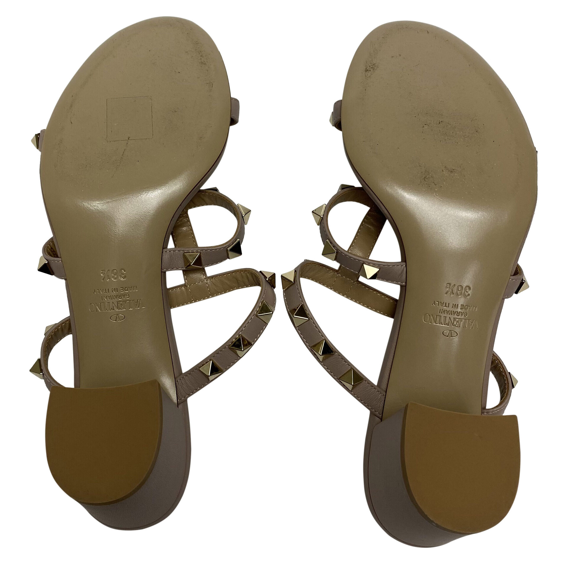 Sandália Valentino Garavani Rockstud Nude