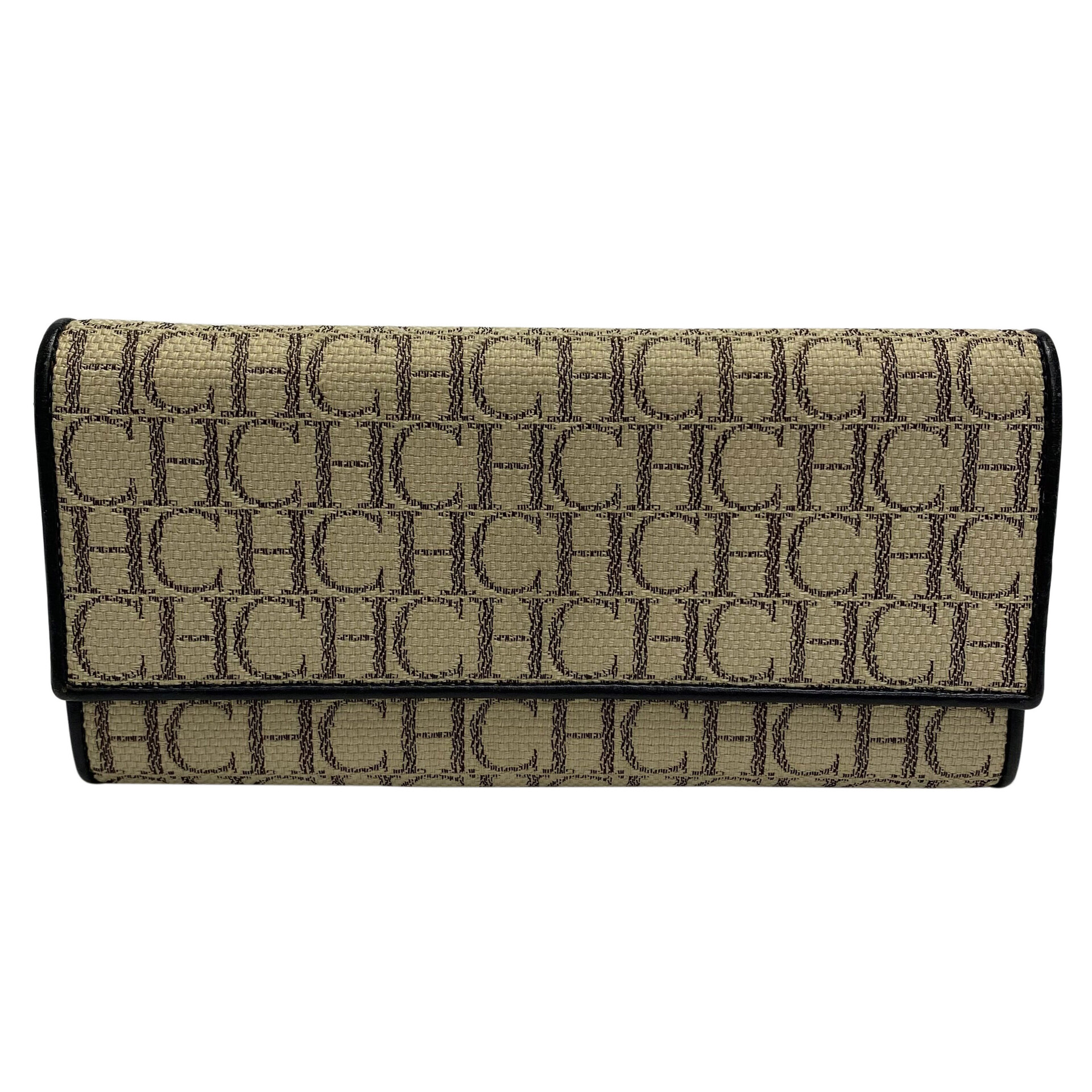 Carteira Carolina Herrera Monograma