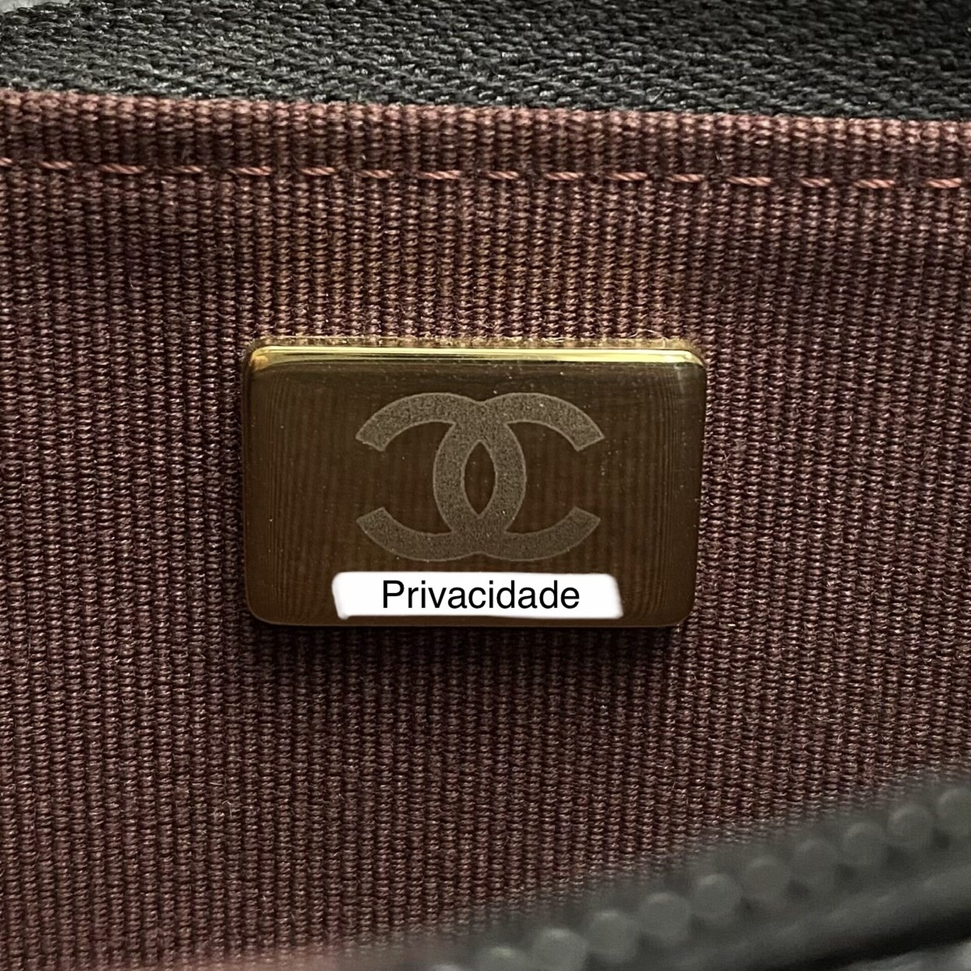 Bolsa Chanel Woc Couro Caviar Preto