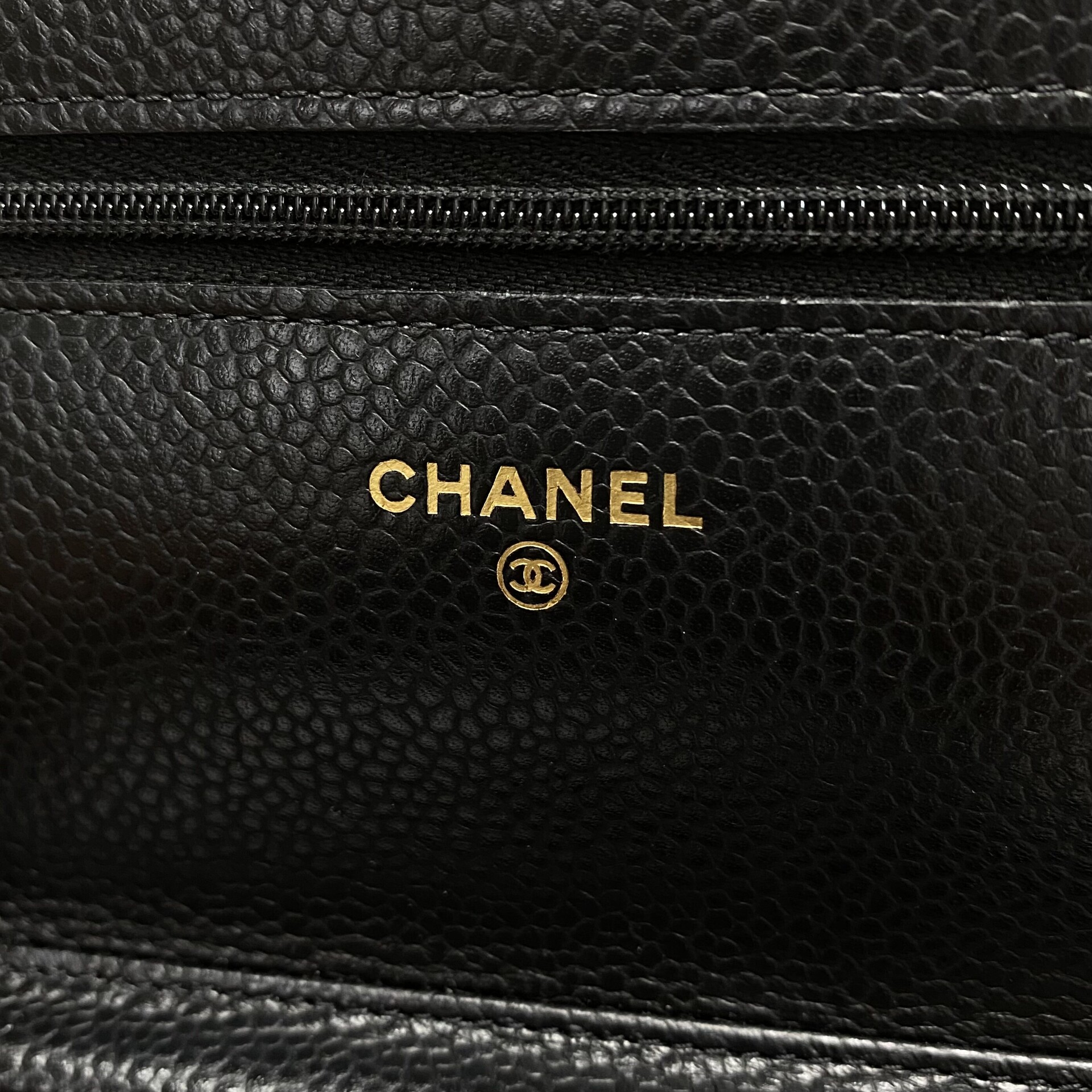 Bolsa Chanel Woc Couro Caviar Preto