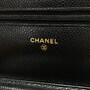 Bolsa Chanel Woc Couro Caviar Preto