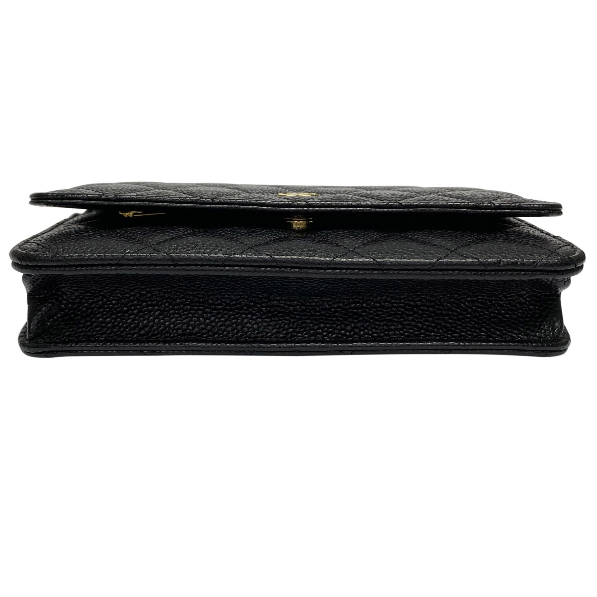 Bolsa Chanel Woc Couro Caviar Preto