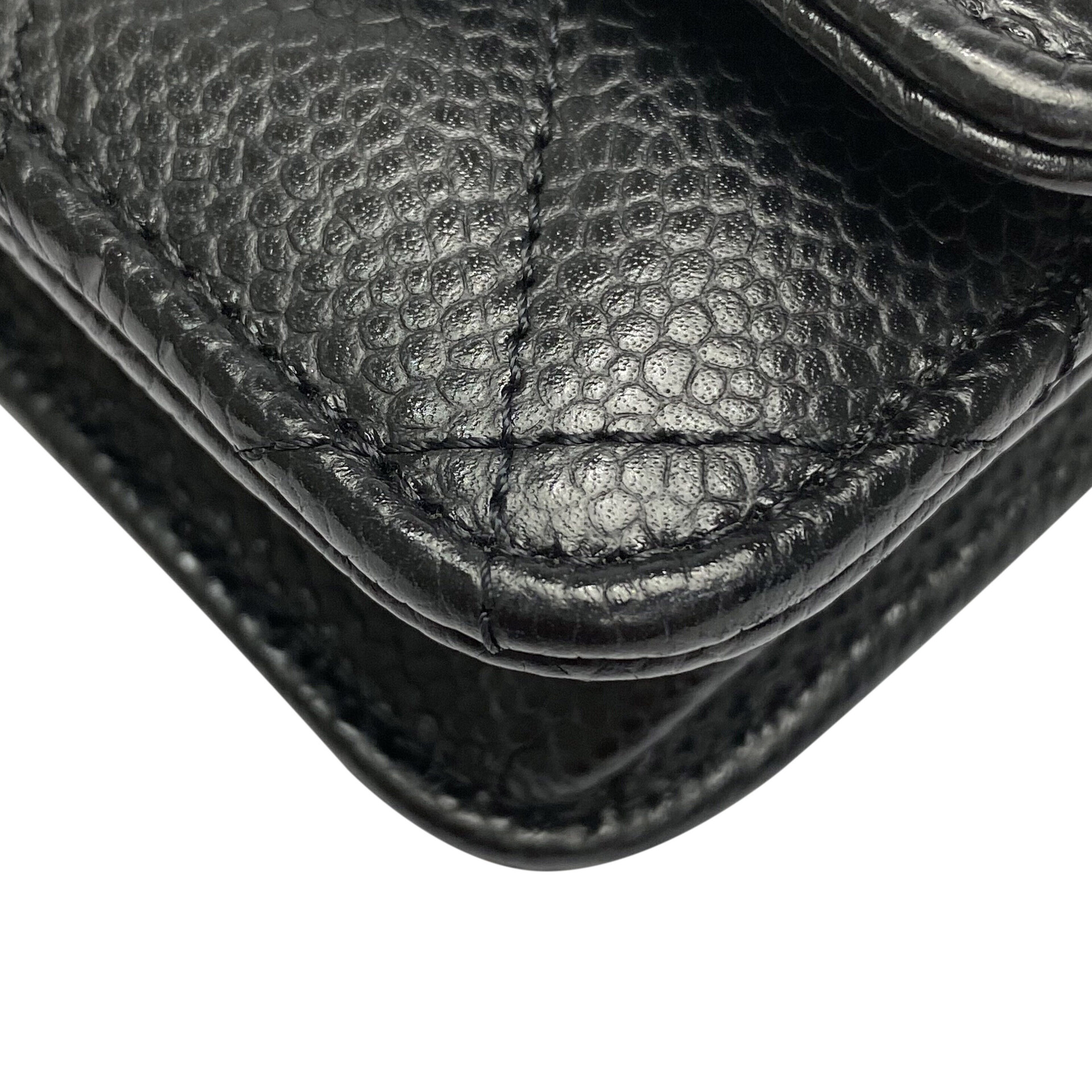 Bolsa Chanel Woc Couro Caviar Preto