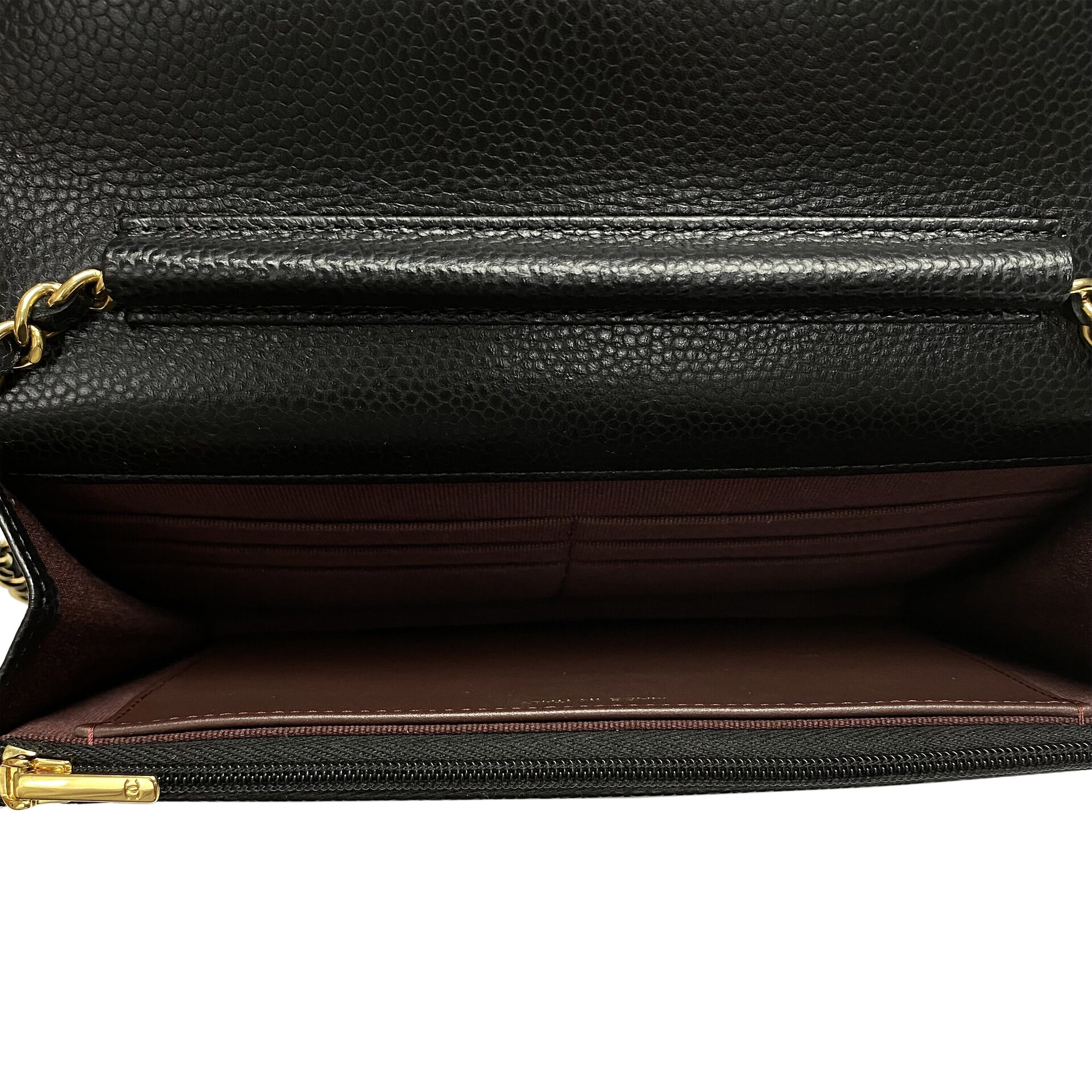 Bolsa Chanel Woc Couro Caviar Preto