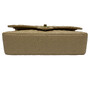Bolsa Chanel Double Flap Couro Caviar Bege