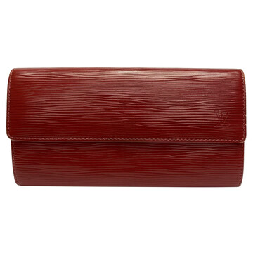 Carteira Louis Vuitton Couro Epi Vermelha