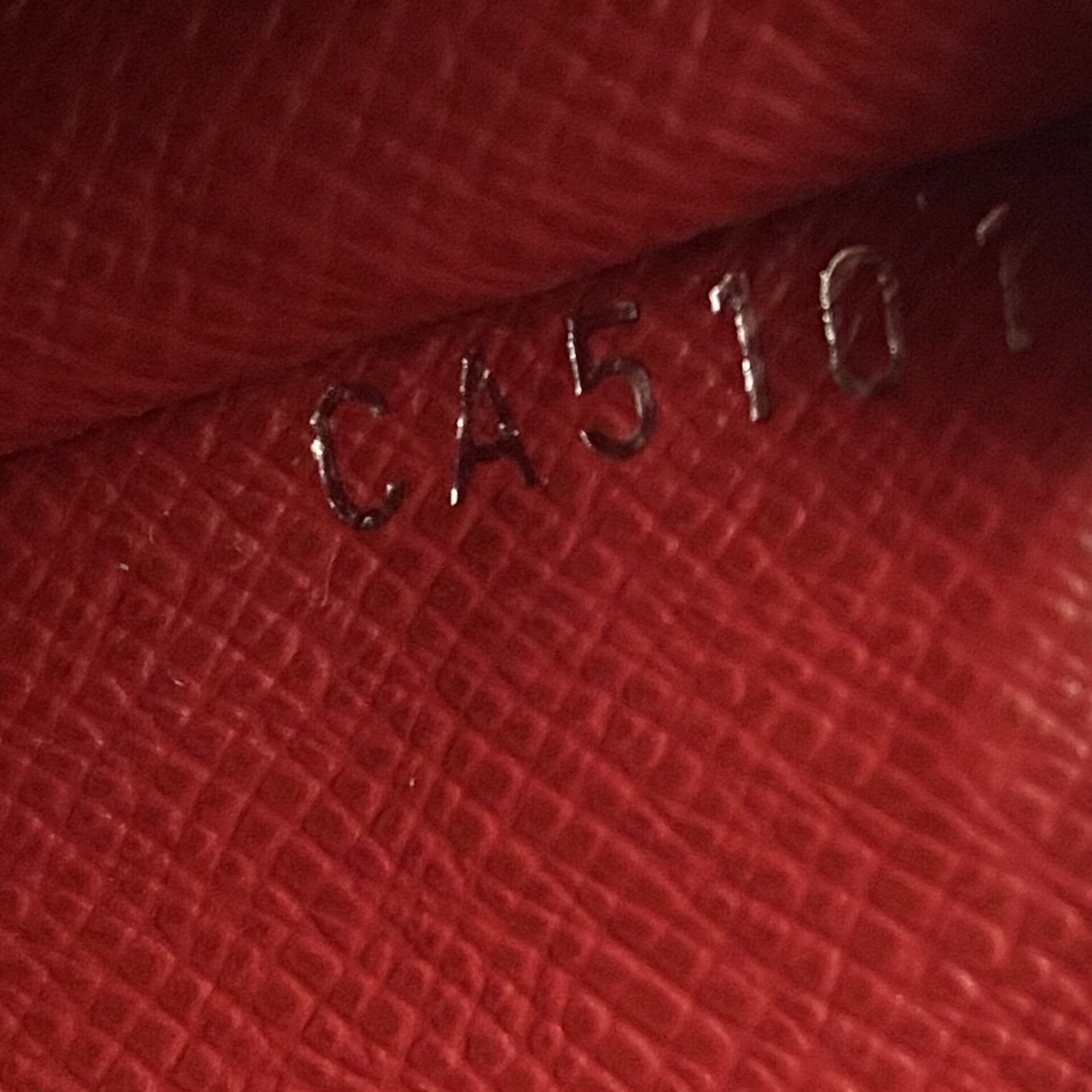 Carteira Louis Vuitton Couro Epi Vermelha