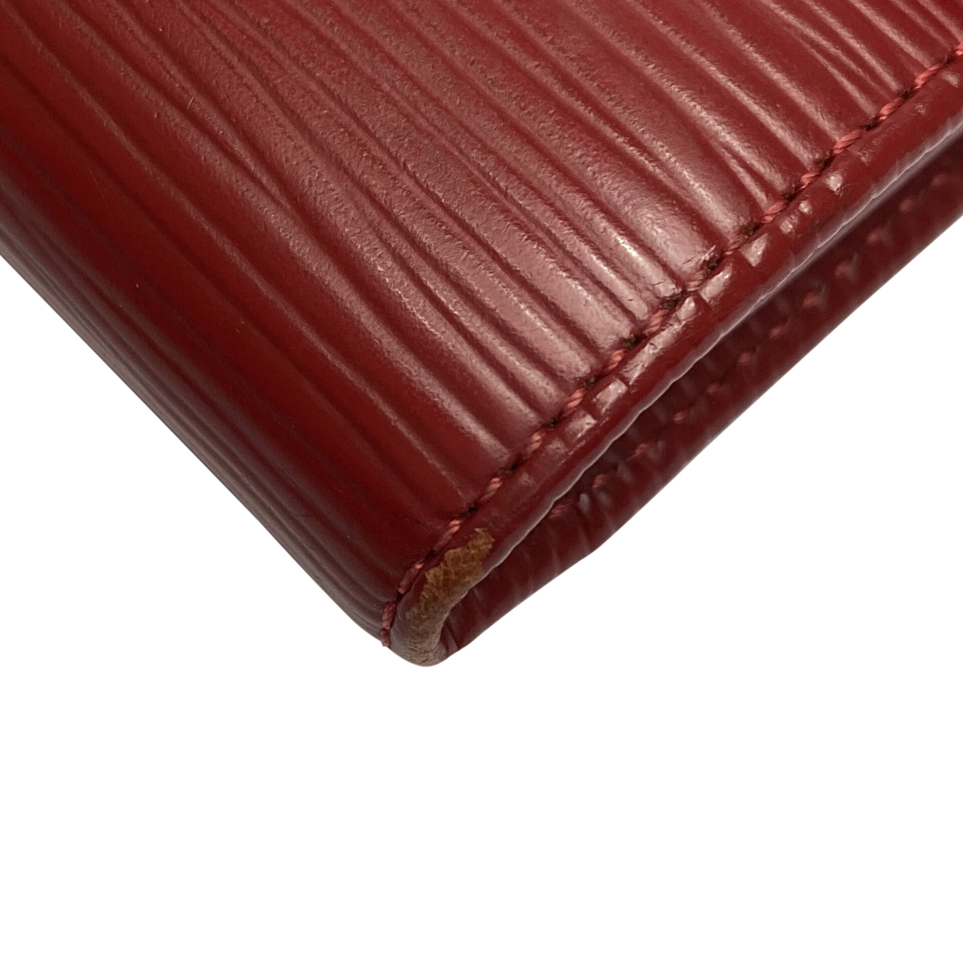 Carteira Louis Vuitton Couro Epi Vermelha