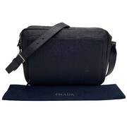 Pasta Prada Couro Azul Marinho