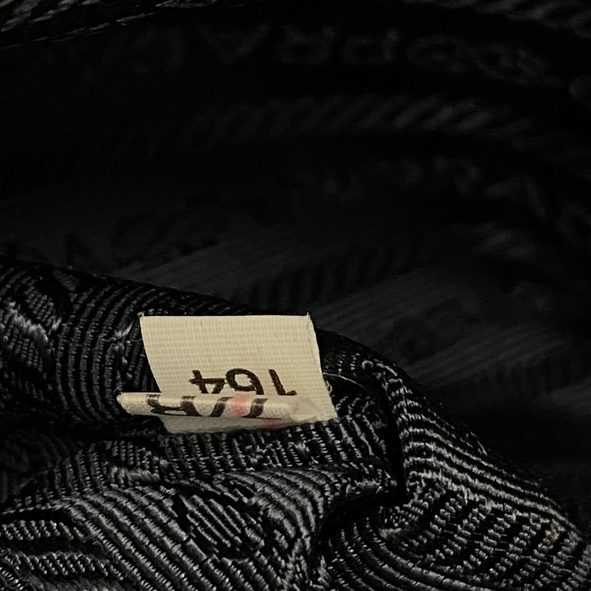 Pasta Prada Couro Azul Marinho