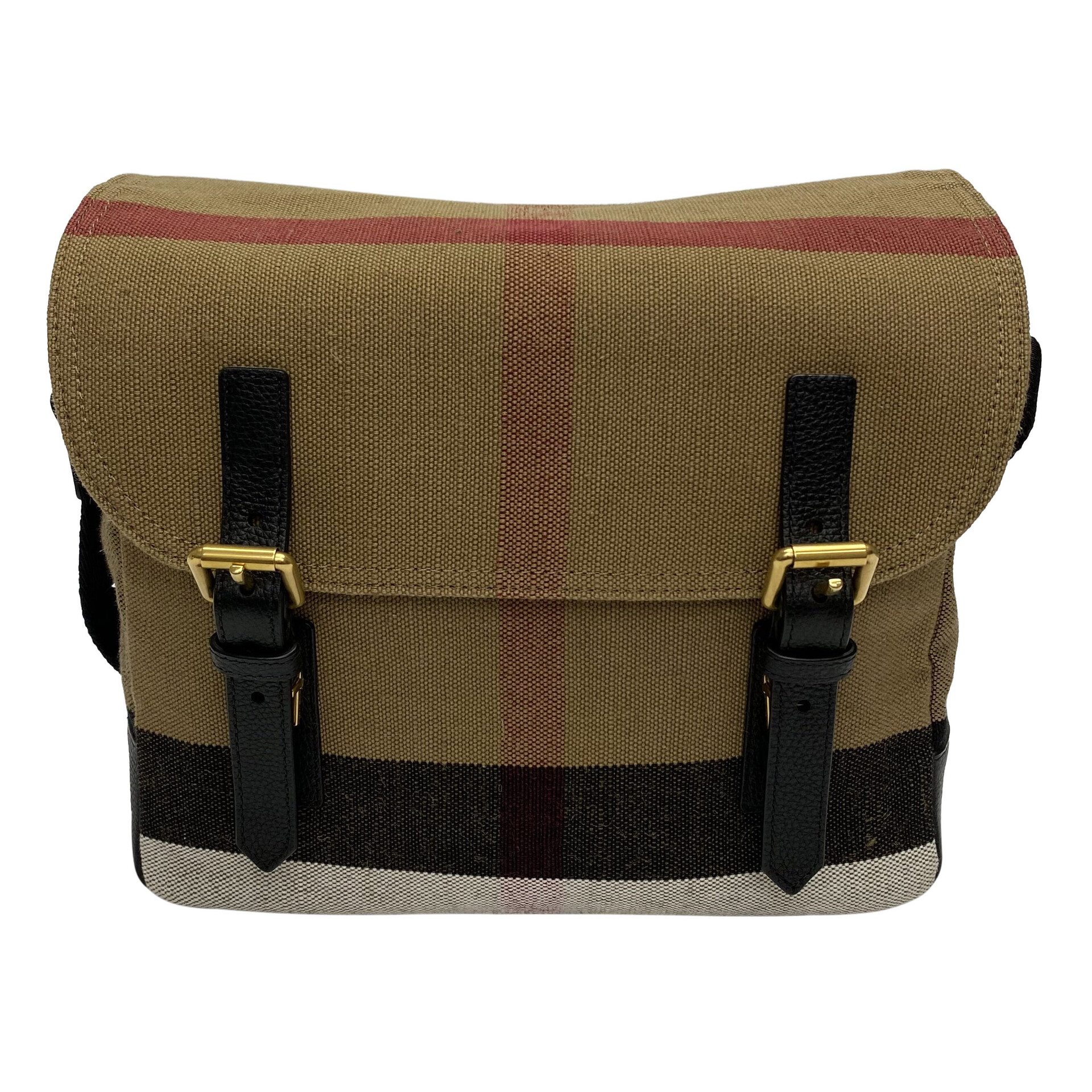 Bolsa Burberry Messenger Xadrez Tradicional