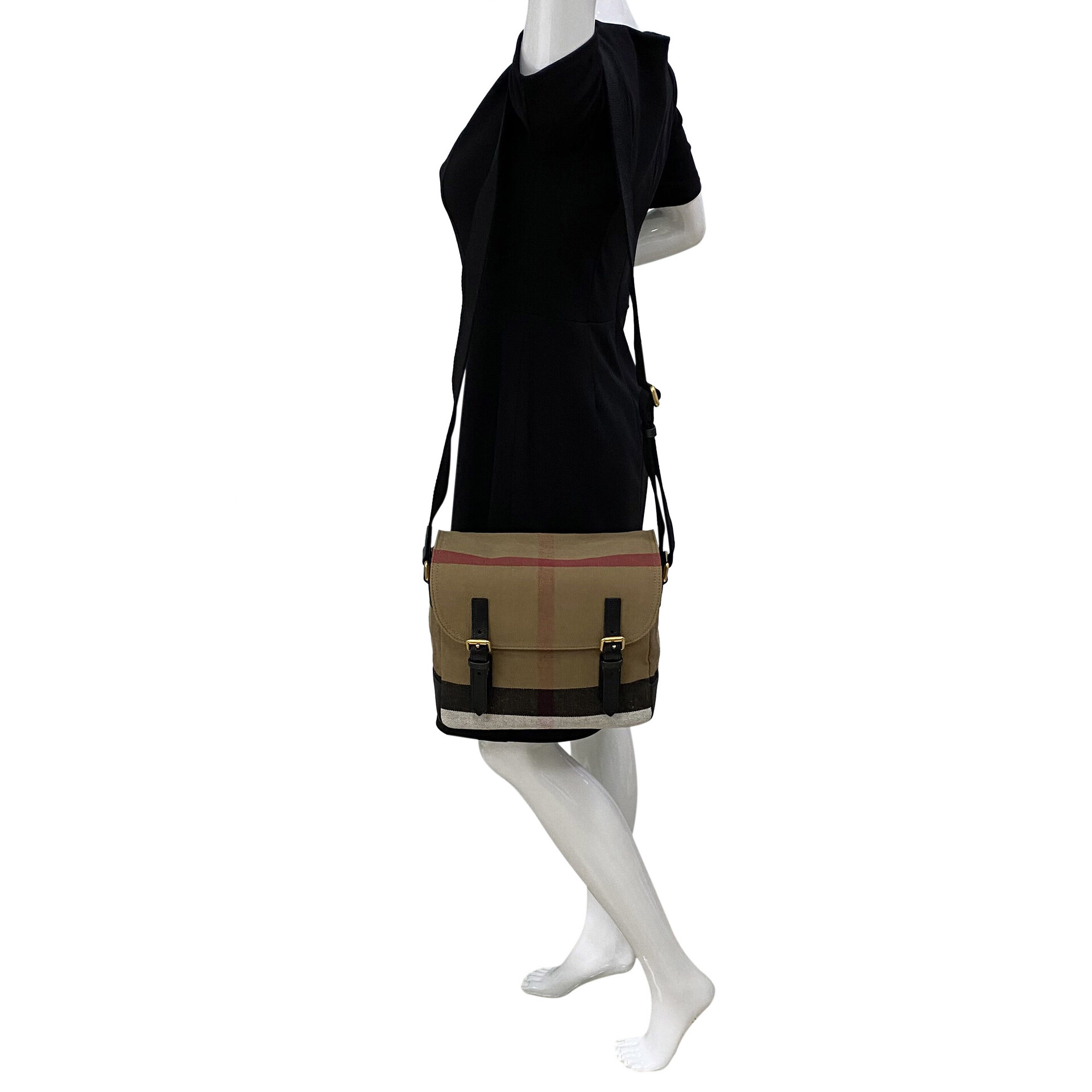 Bolsa Burberry Messenger Xadrez Tradicional