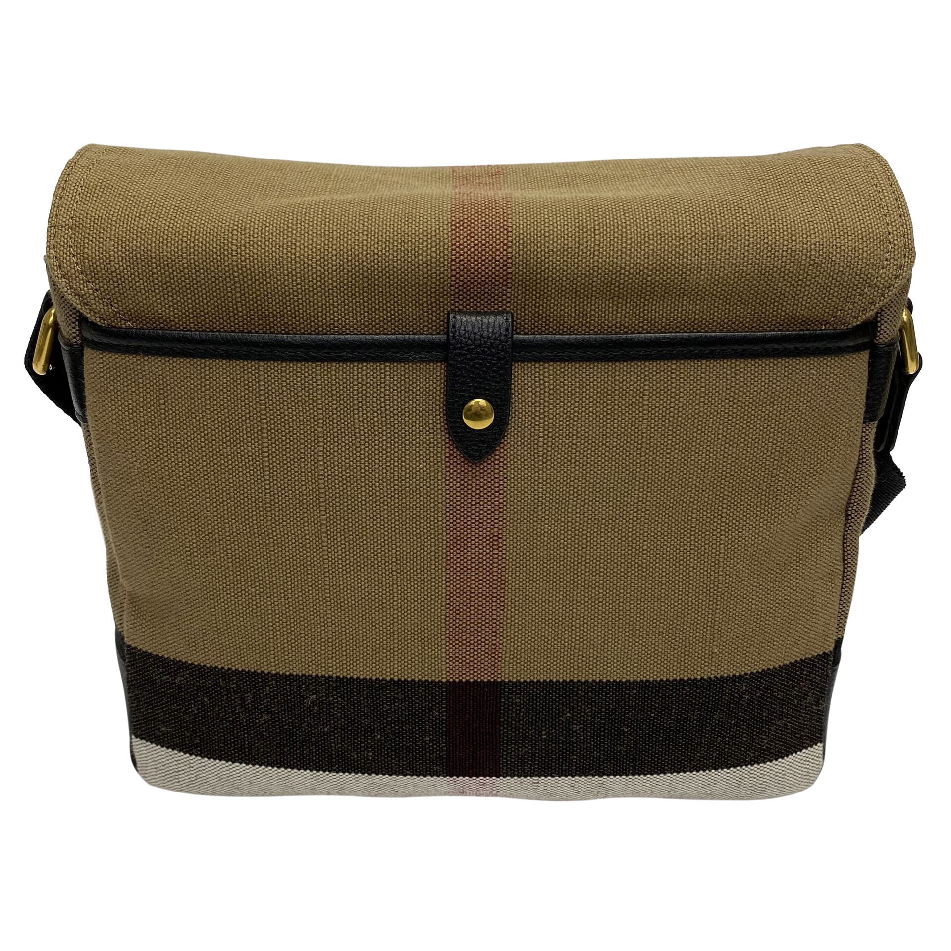 Bolsa Burberry Messenger Xadrez Tradicional