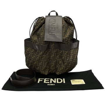 Mochila Fendi Strike Jacquard Monograma