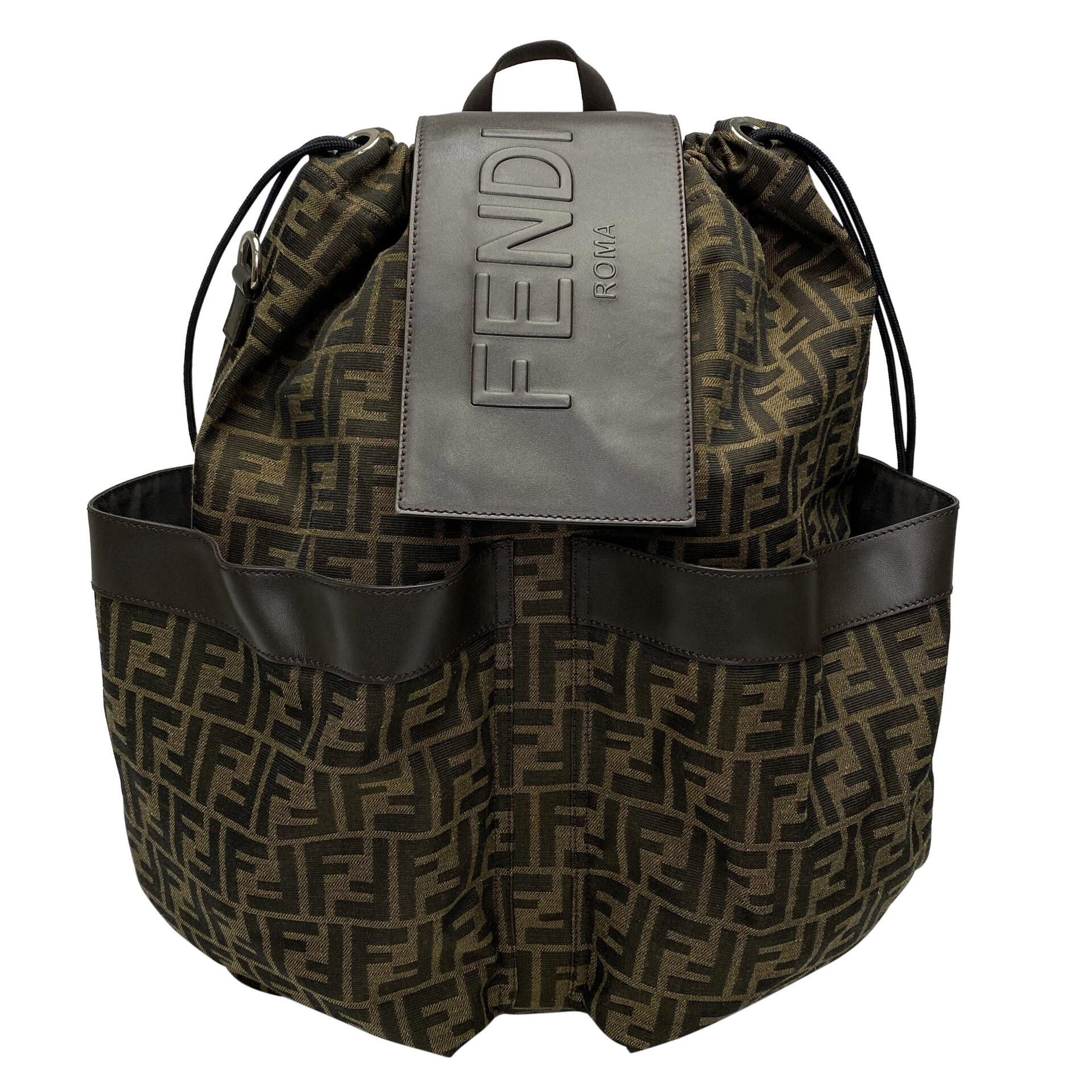 Mochila Fendi Strike Jacquard Monograma