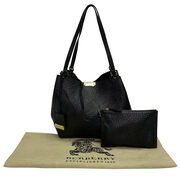 Bolsa Burberry Couro Preto