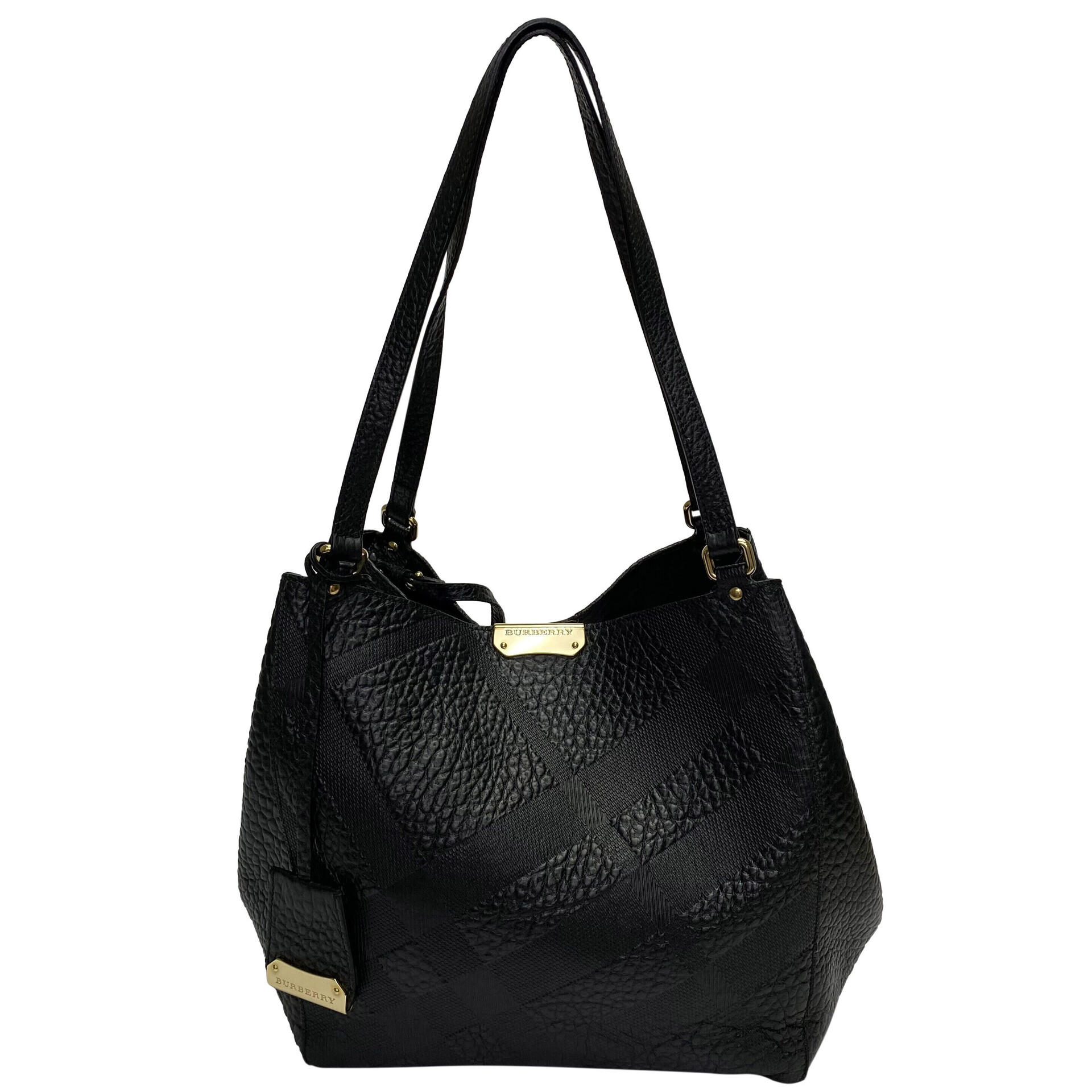 Bolsa Burberry Couro Preto