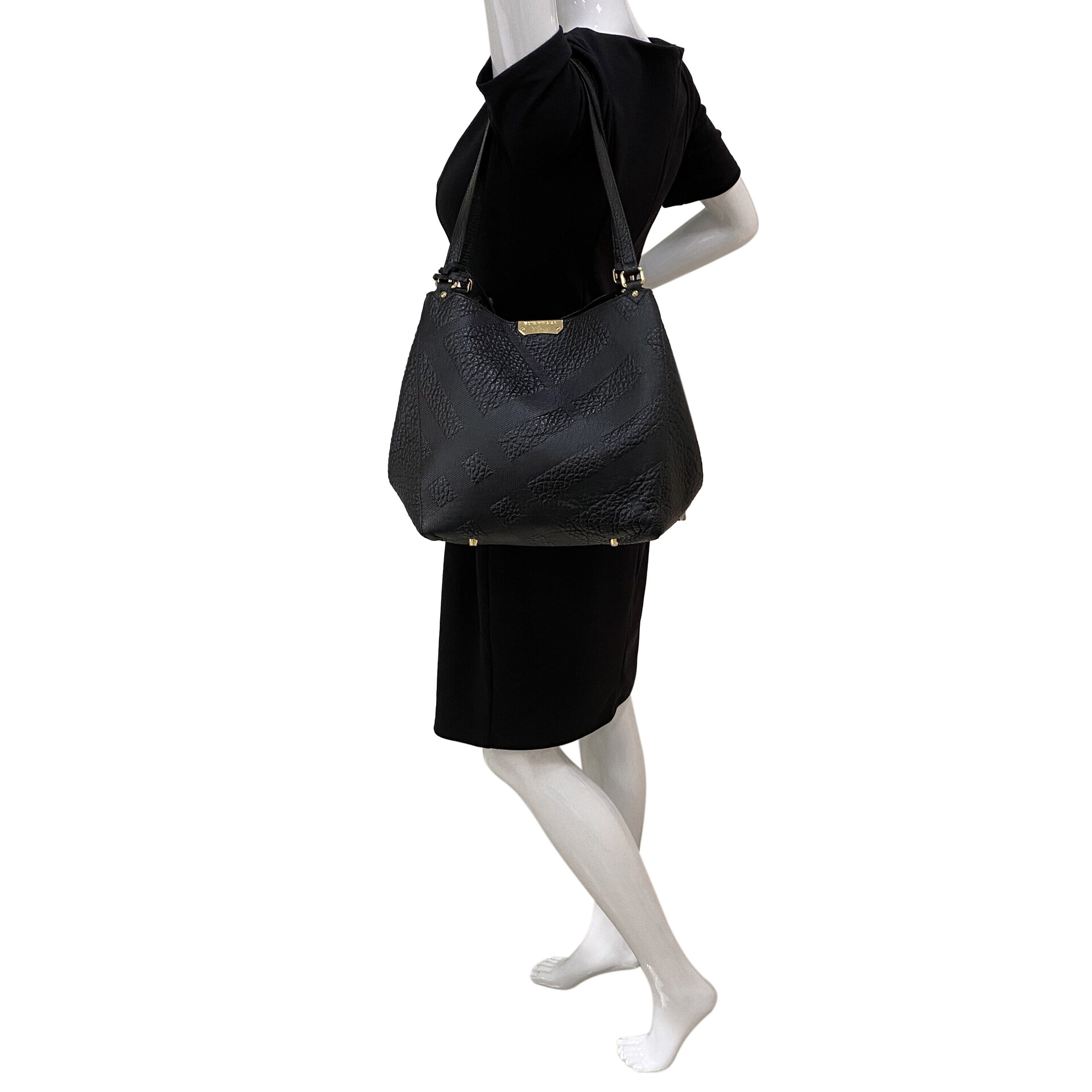 Bolsa Burberry Couro Preto