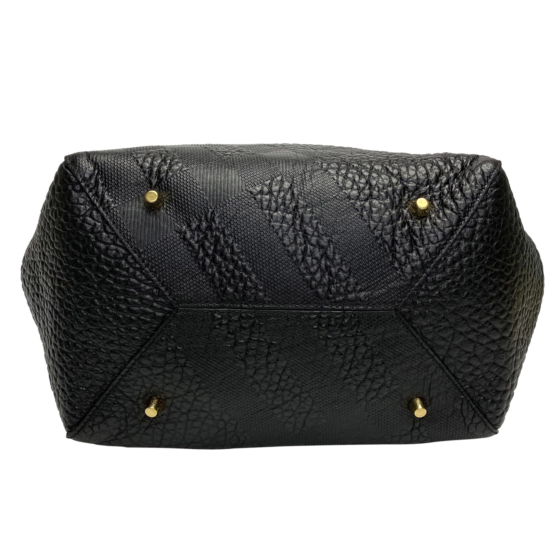 Bolsa Burberry Couro Preto