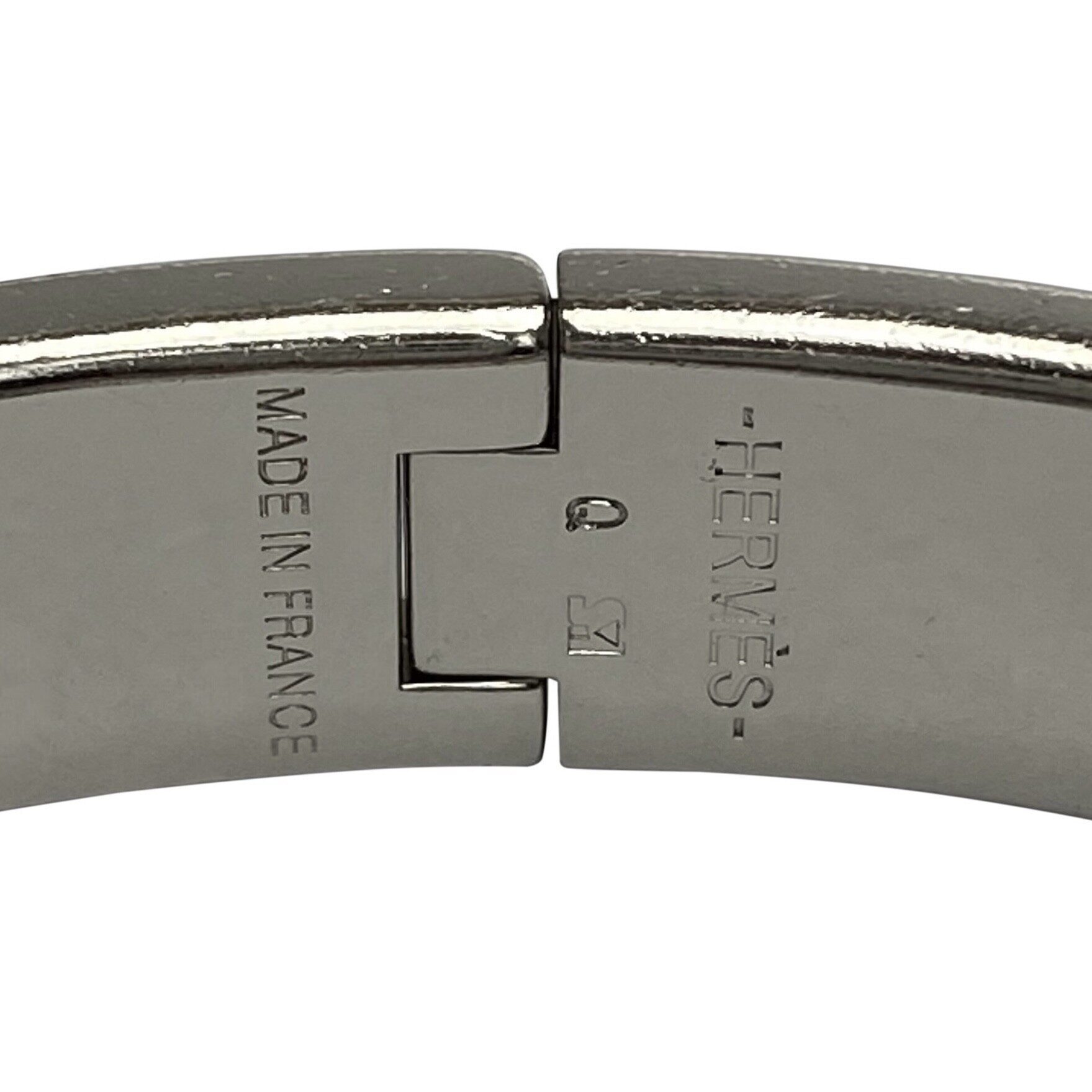 Bracelete Hermès Clic Clac H Branco