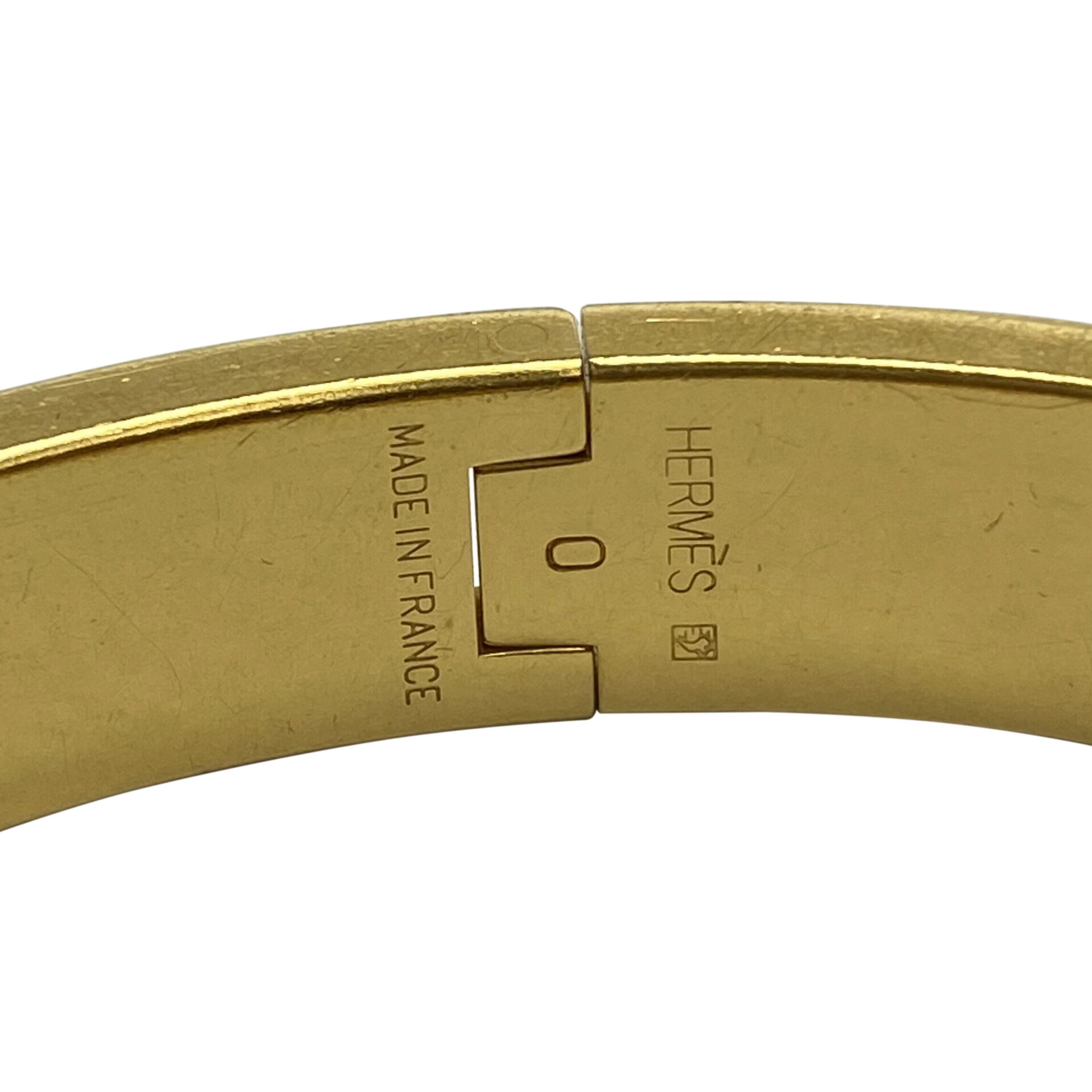 Bracelete Hermès Clic Clac H Vermelho