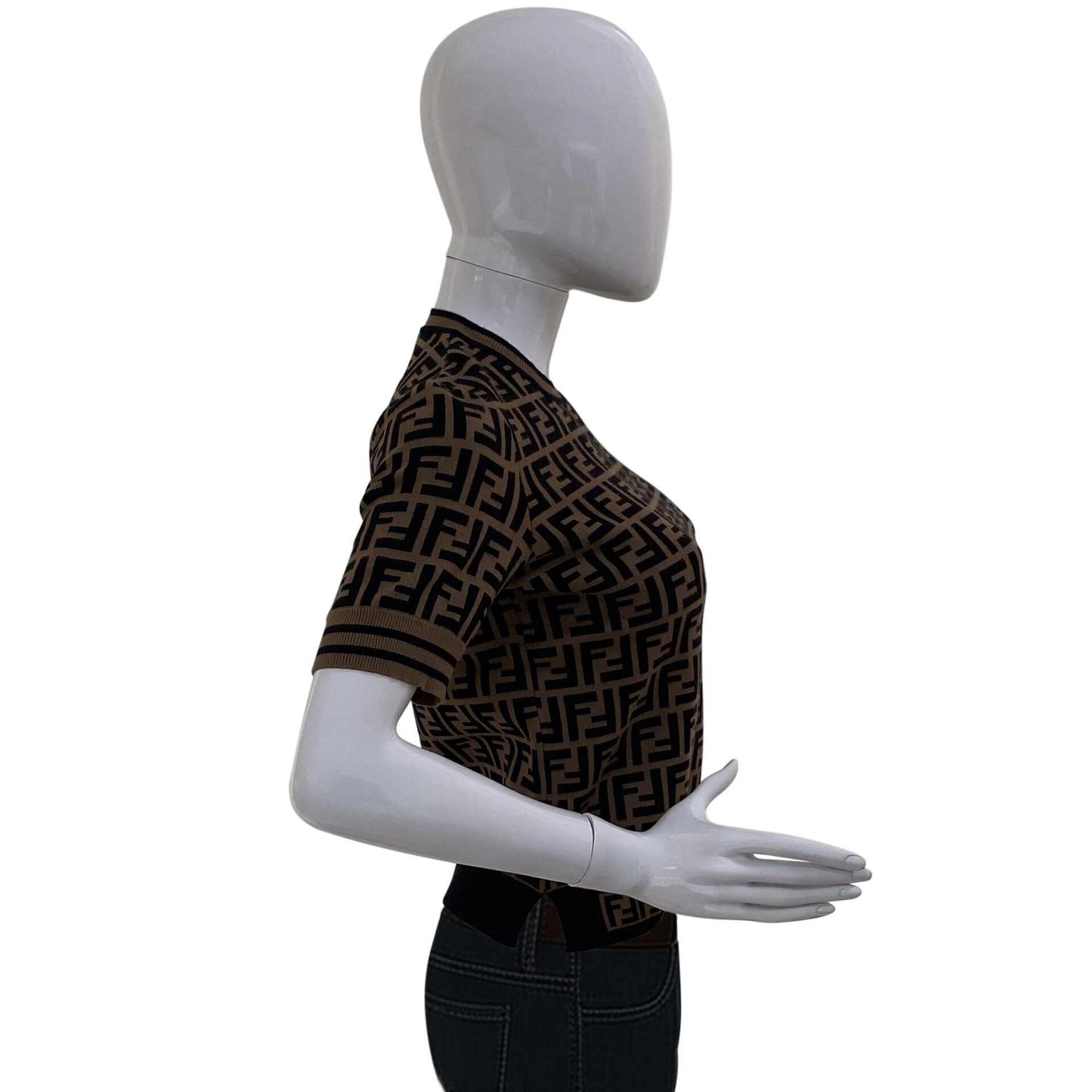 Blusa Fendi FF Logo Zucca