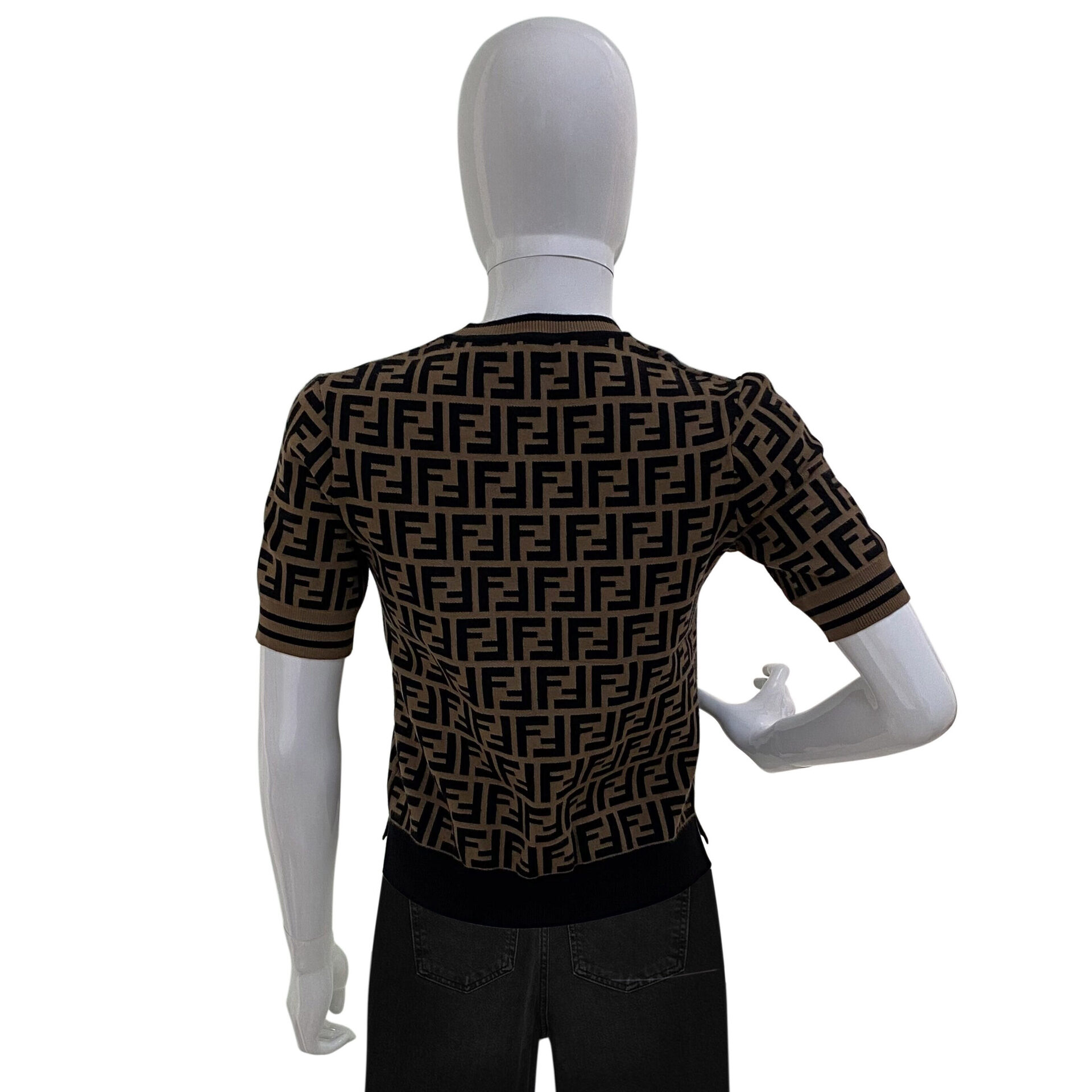 Blusa Fendi FF Logo Zucca