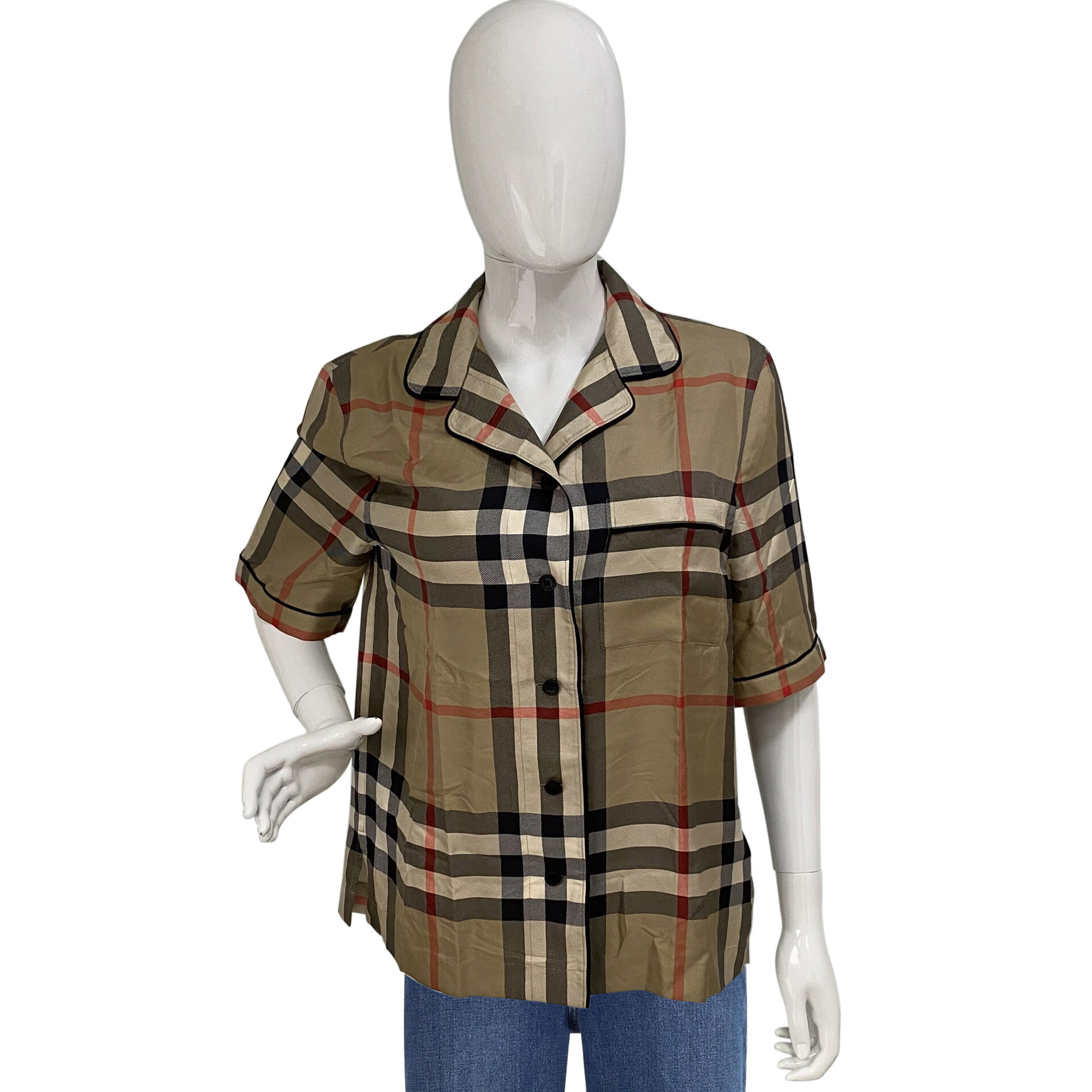 Camisa Burberry Xadrez