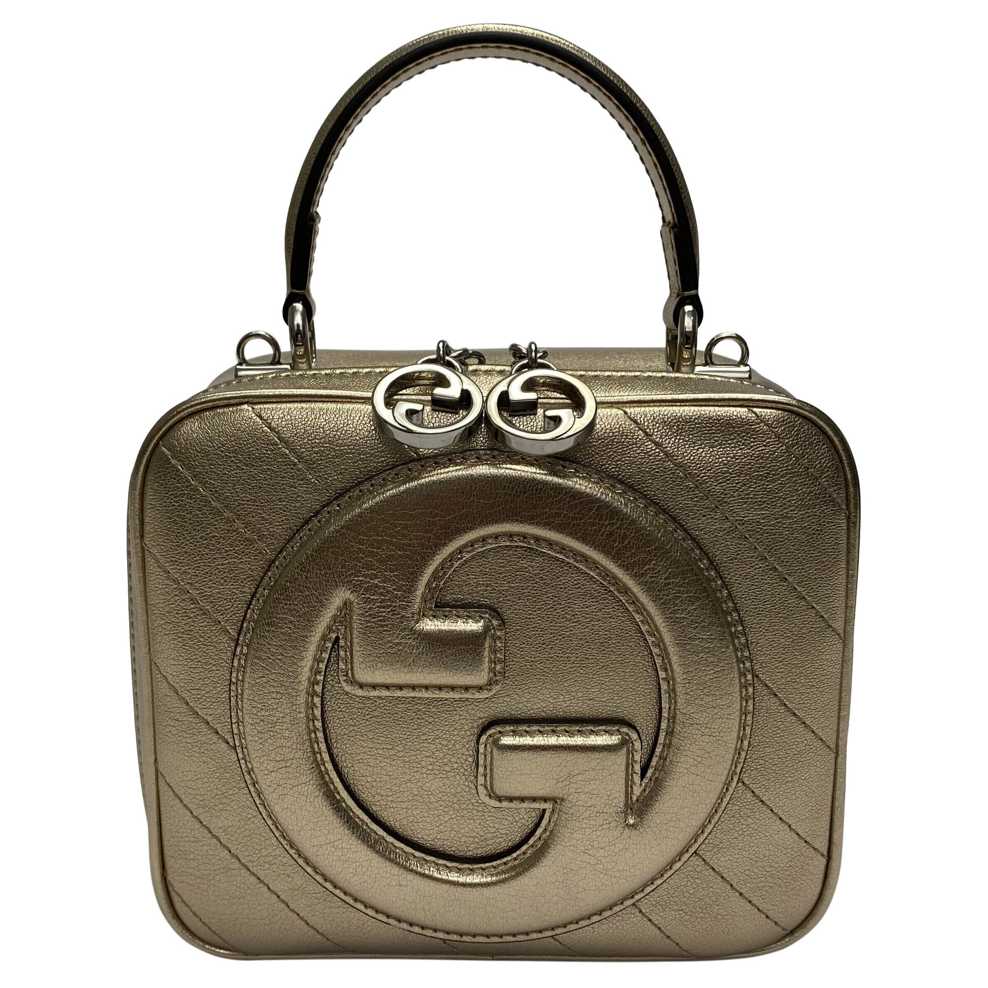 Bolsa Gucci Blondie Tote Dourada