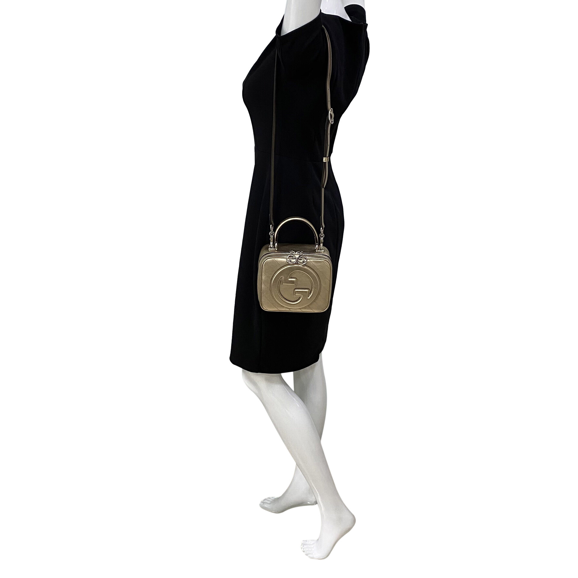 Bolsa Gucci Blondie Tote Dourada