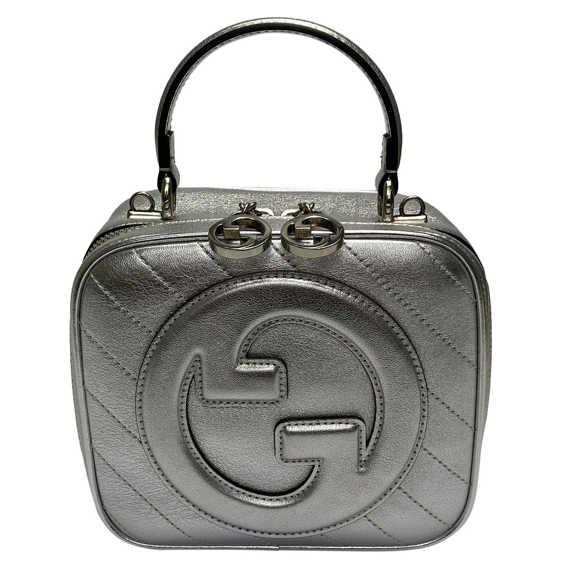 Bolsa Gucci Blondie Tote Prata