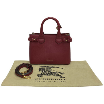 Bolsa Burberry Banner Vermelha