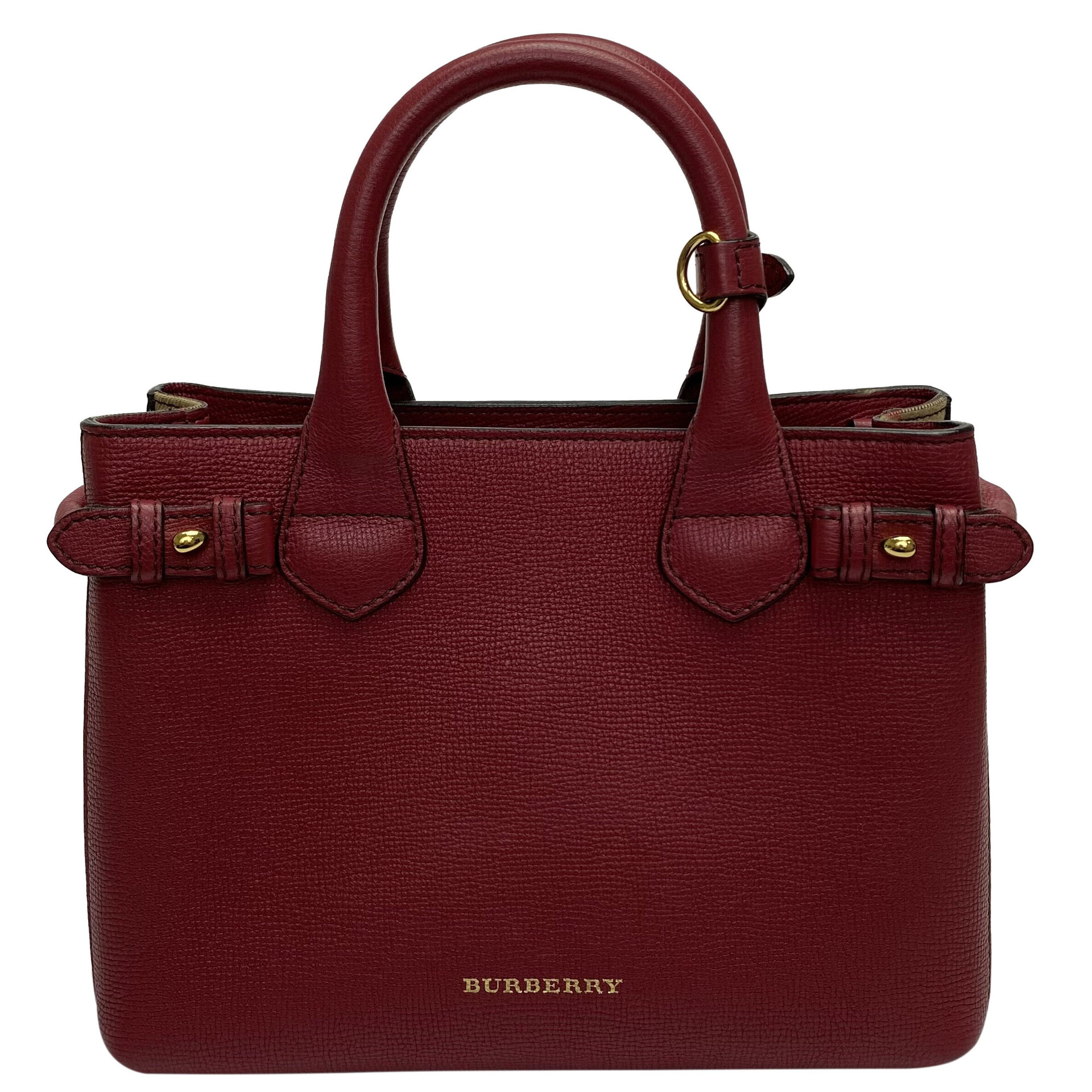 Bolsa Burberry Banner Vermelha