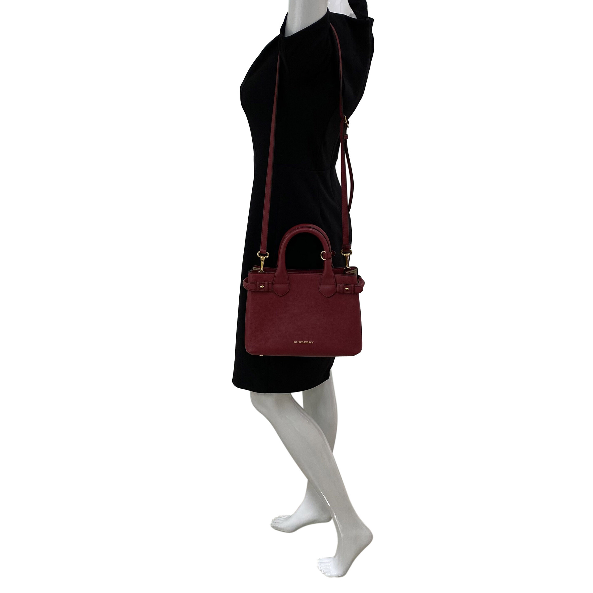 Bolsa Burberry Banner Vermelha