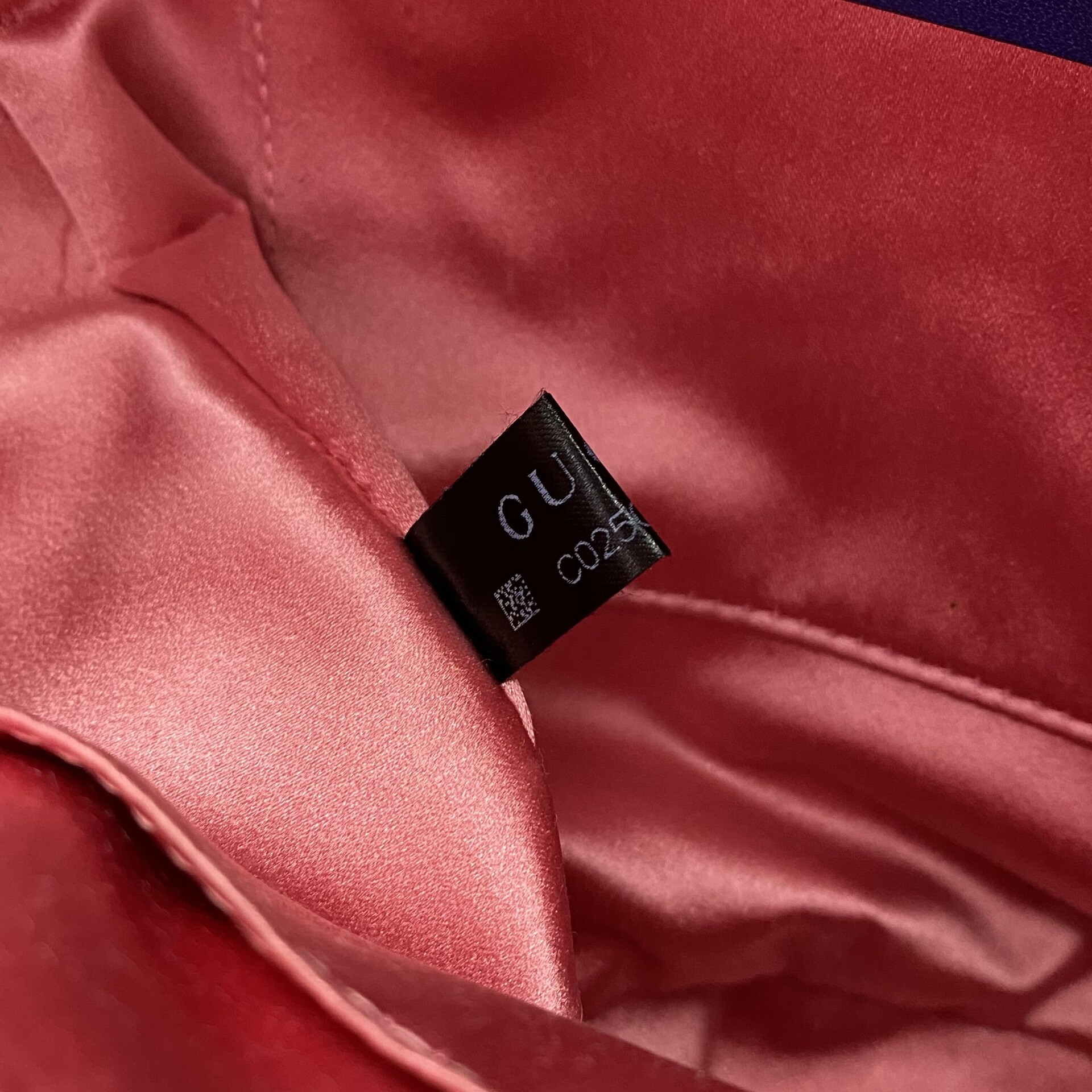 Mochila Gucci GG Marmont Veludo Azul