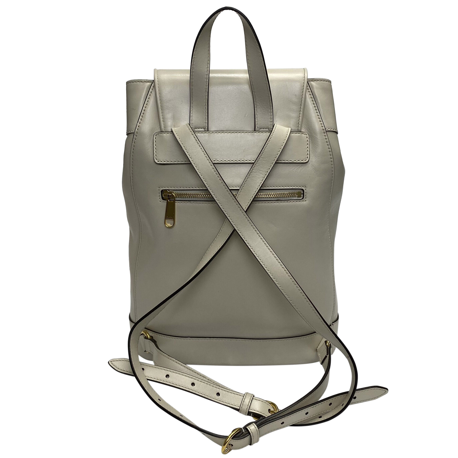 Mochila Gucci 1955 Horsebit Off White