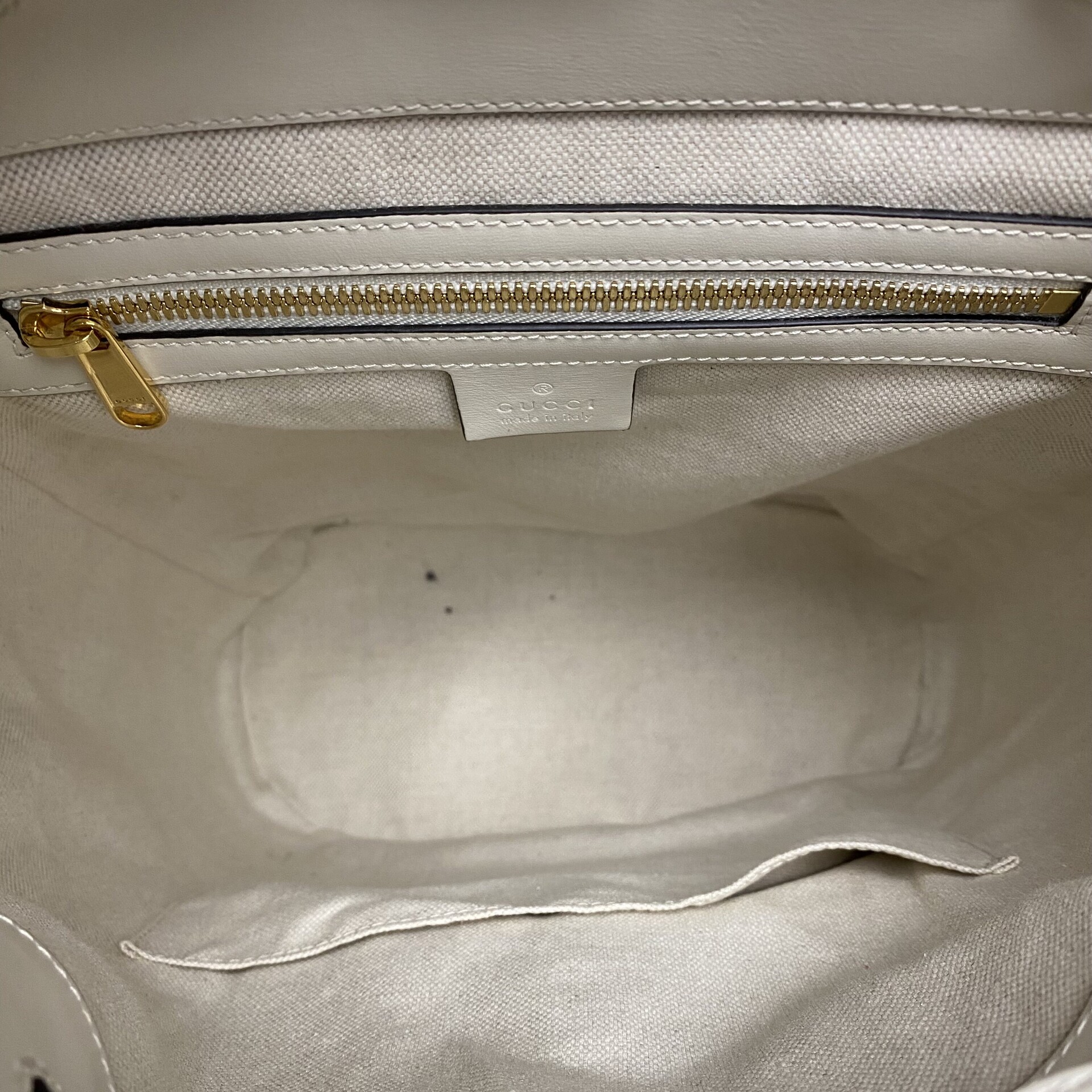 Mochila Gucci 1955 Horsebit Off White