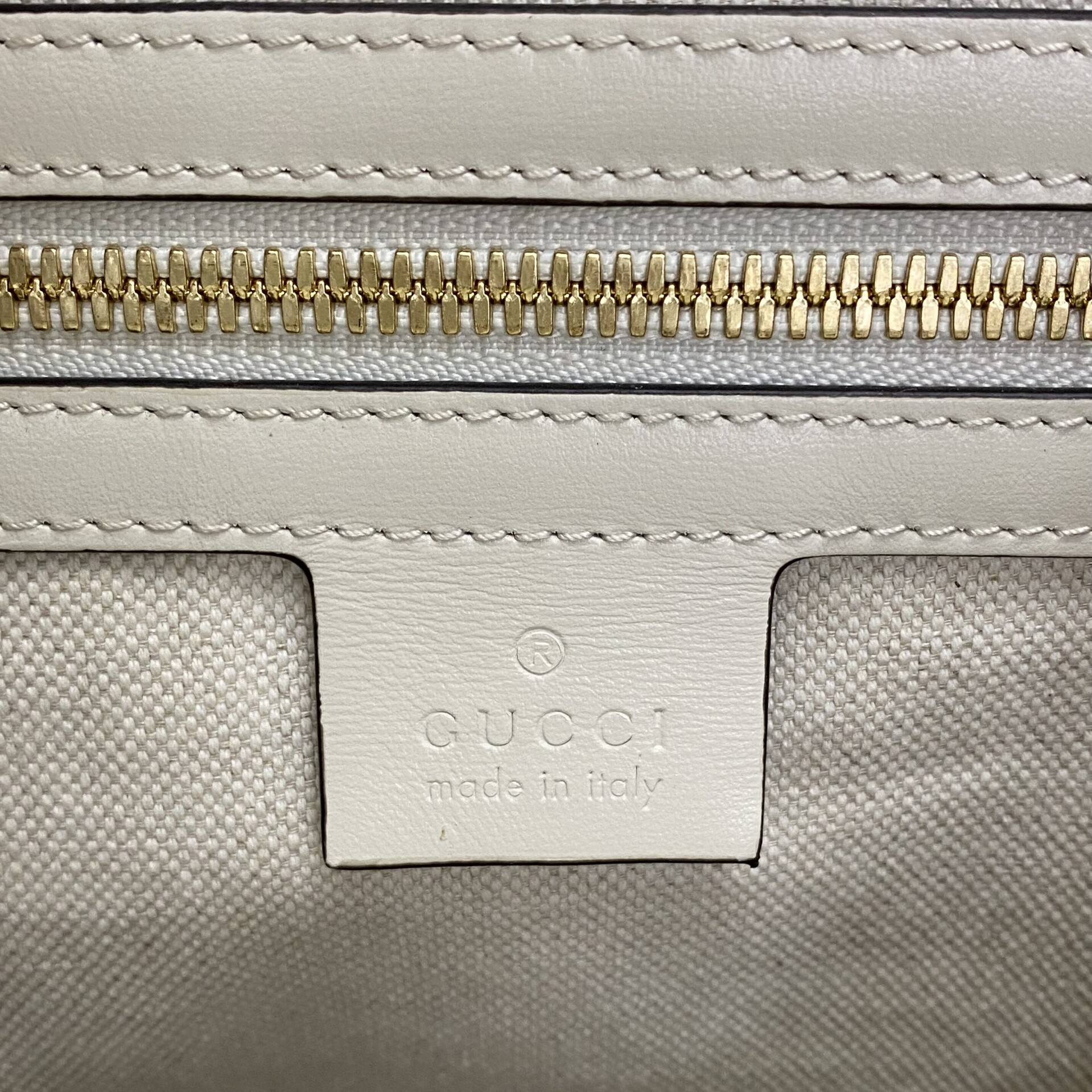 Mochila Gucci 1955 Horsebit Off White