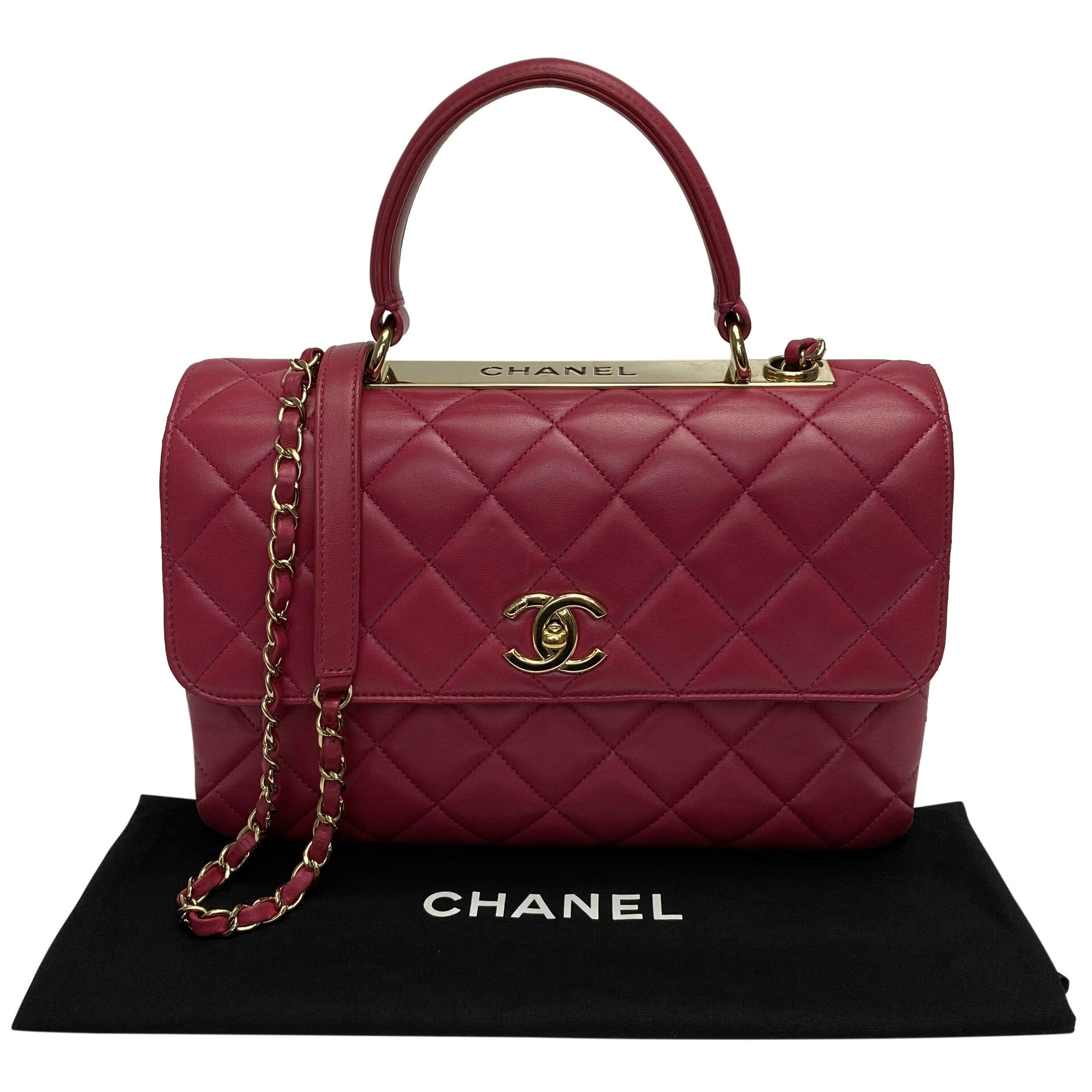 Bolsa Chanel Trendy CC Rosa
