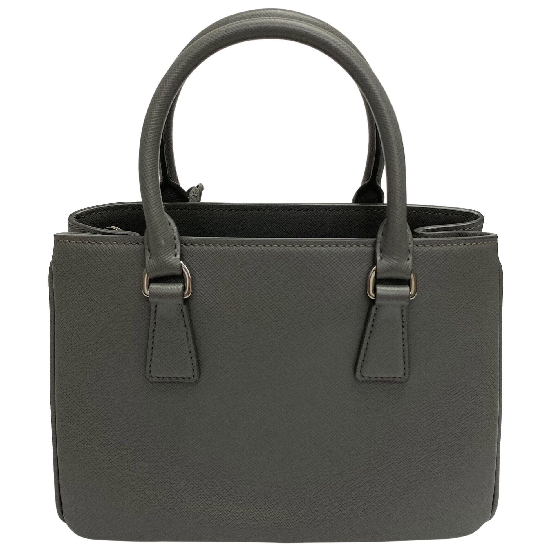 Bolsa Prada Galleria Small Cinza