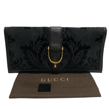 Clutch Gucci Stirrup Brocada